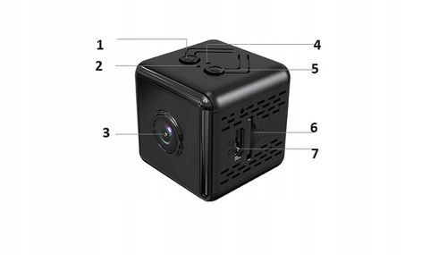 Mini kamera szpiegowska SMART detekcja ukryta kamerka Mała WIFI 4K na Arena.pl