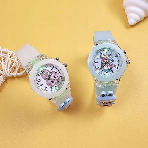 zegarek LABUBU ledowy ŚWIECĄCY dziecięcy młodzieżowy modny wskazówkowy na Arena.pl