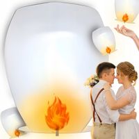 LAMPION SZCZĘŚCIA LATAJĄCY LAMPIONY ŻYCZEŃ ŚLUB PANIEŃSKI KOMUNIA WESELE
