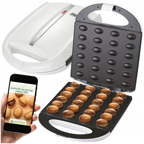 Opiekacz Do Orzeszków Ciastka AGD Drobne Do Kuchni Forma 24 Sztuk na Arena.pl