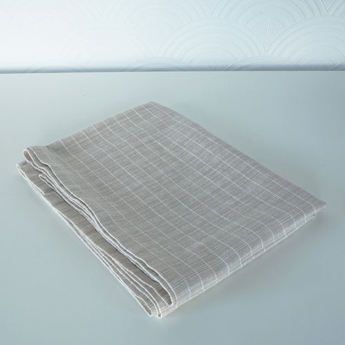 Bieżnik Lniany Kratka 120cm na Arena.pl