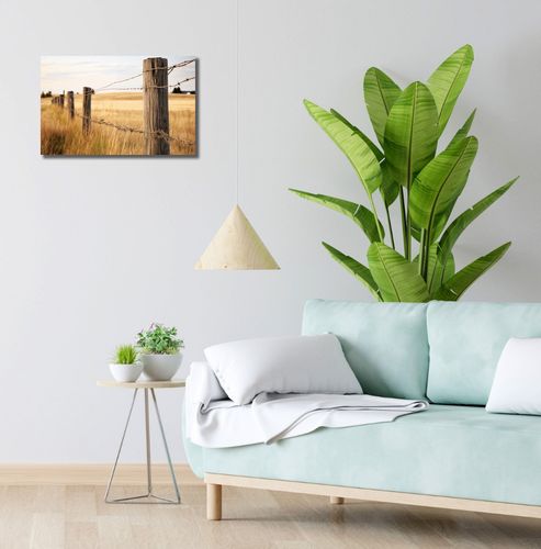 Obraz 50x30cm Płot na Polu na Arena.pl