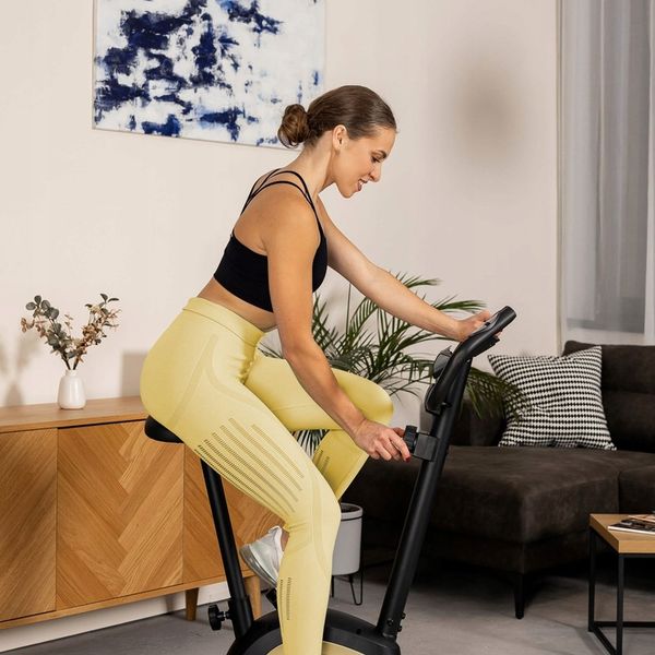 Rower stacjonarny treningowy magnetyczny rowerek pionowy do ćwiczeń zdjęcie 2