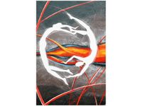 40X60CM TANIEC PŁOMIENIACH OBRAZ