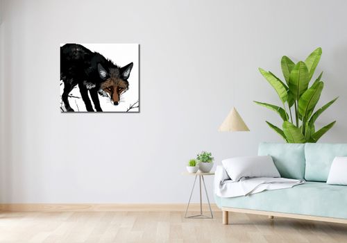 Obraz 70x60cm Nieufny Lis na Arena.pl