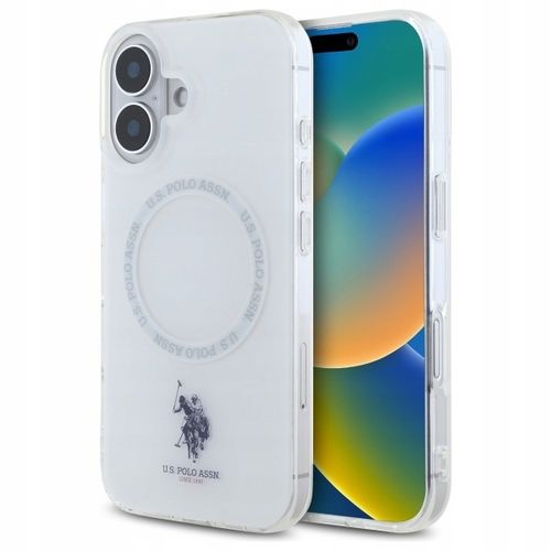 ETUI US POLO MAGSAFE DO IPHONE 16 6.1" BIAŁE na Arena.pl
