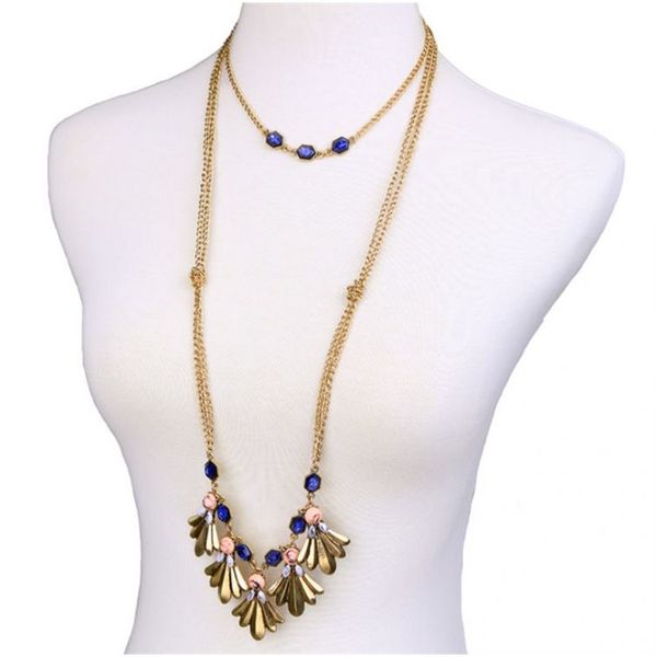 NASZYJNIK KOLIA PODWÓJNA GOLD zdjęcie 3