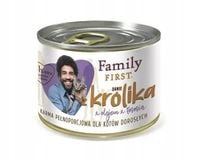 Family First Mokra karma dla kota królik 200g