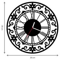 ZEGAR ŚCIENNY RETRO 38cm M 72.10