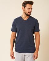 Koszulka męska granatowy melanż Magnum Rozmiar - 4XL