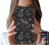 ETUI DO IPHONE 16e - KOSMOS PLANETY GWIAZDY KSIĘŻYC + SZKŁO