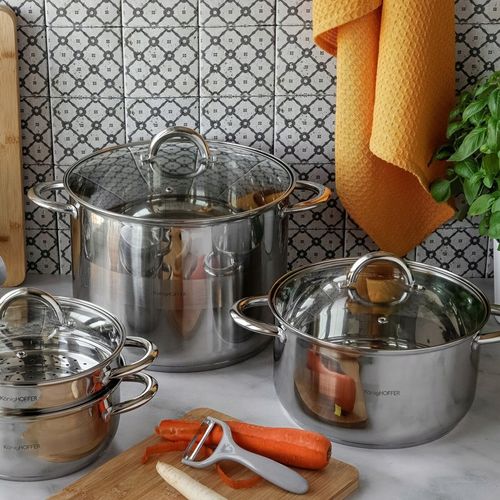 GARNEK INDUKCJA DUŻY Stalowy Pokrywka GASTRONOMICZNY Konighoffer Faro 21 l na Arena.pl