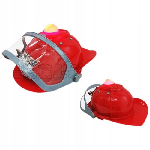 KASK STRAŻACKI Z DŹWIĘKAMI ŚWIATŁEM HEŁM STRAŻAKA DZIECI SYGNAŁ + AUTKO na Arena.pl