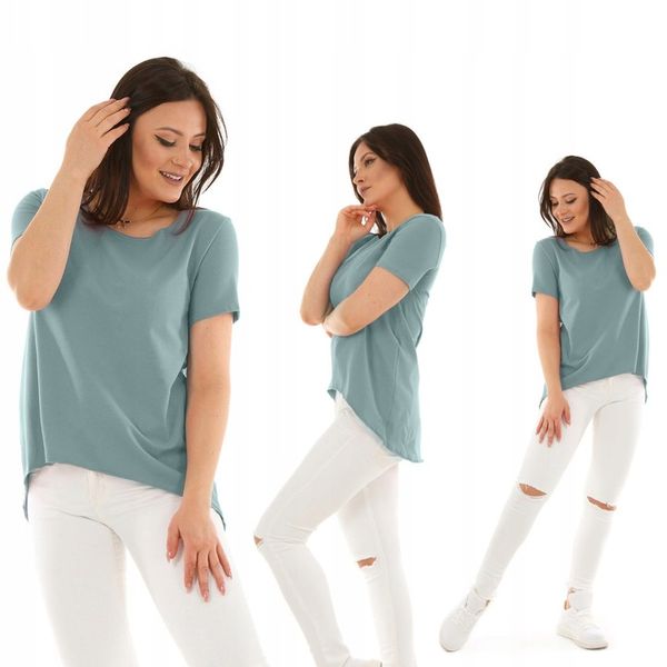 M463 BAWEŁNIANA bluzka TUNIKA oversize zdjęcie 1