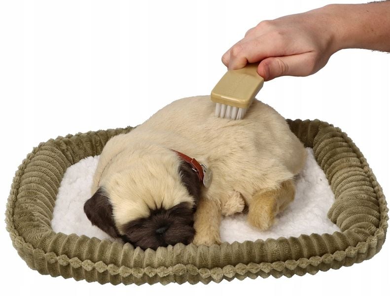 Maskotka Piesek Mops Oddychający Śpiący zdjęcie 4