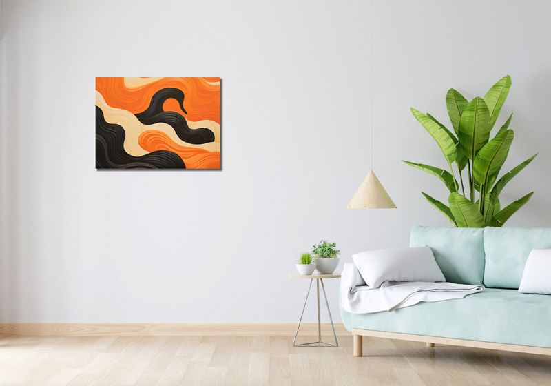 Obraz 70x50cm Dzień spotyka Noc zdjęcie 2
