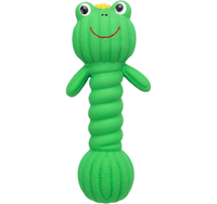 TRIXIE Żaba z lateksu zabawka piszcząca gryzak dla psa z dźwiękiem 18 cm