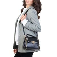 Alessio TOREBKA elegancka listonoszka DAMSKA KUFEREK na ramię miejska