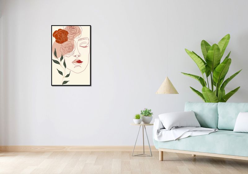 Plakat 53x81cm Beż i Twarz zdjęcie 4