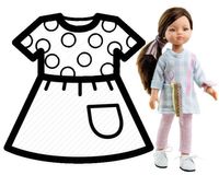 PAOLA REINA Ubranko dla lalek 32 cm 54658