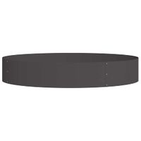 Doniczka ogrodowa Czarny 120 x 120 x 20 cm Stal