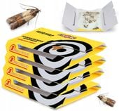 5X PUŁAPKA NA MOLE SPOŻYWCZE. SILNIE WABIĄCY LEP NA MOLE FEROTRAP