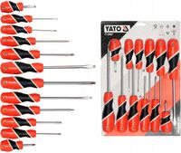 ZESTAW ŚRUBOKRĘTÓW WKRĘTAKÓW Z MAGNESEM 12SZT YATO