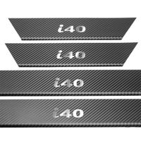 Listwa progowa HYUNDAI I40 Stal nierdzewna 304 carbon 4szt