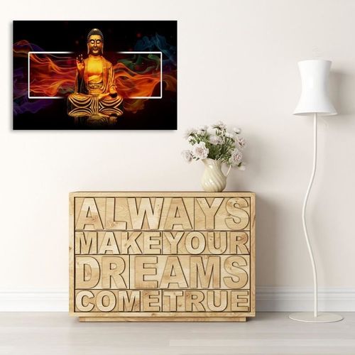 Deco Panel, Złoty budda 2 50x40 na Arena.pl