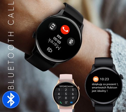 smartwatch damski rubicon rncf10 silver/grey smarub238 na Arena.pl