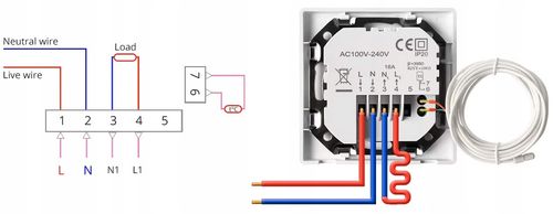 Inteligentny Termostat Obciążalny Ogrzewanie 16A Biały WiFi TUYA PSMART na Arena.pl
