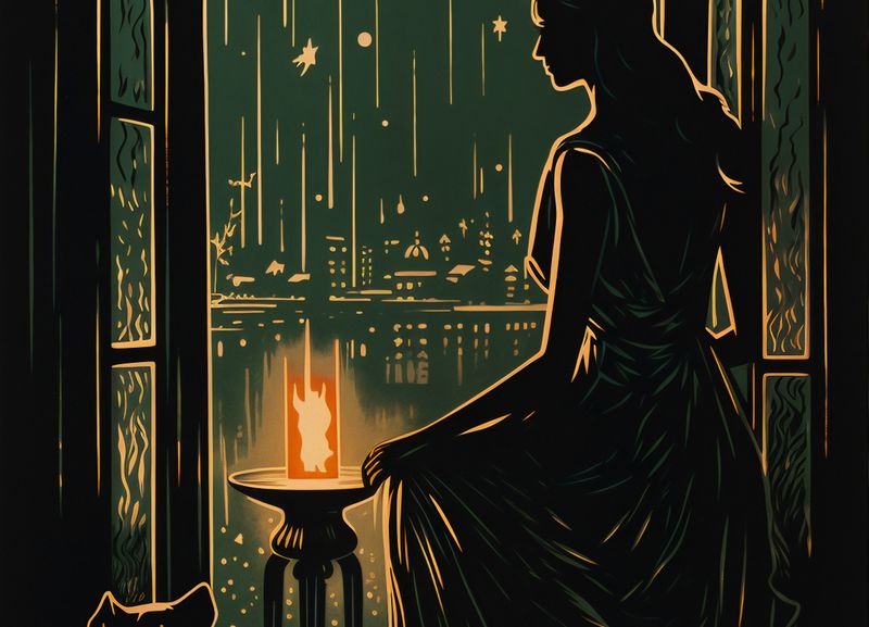 Plakat 18x13cm Nocne Szeptanie zdjęcie 1