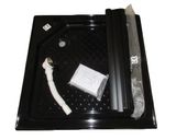 Brodzik czarny 80x80 kwadratowy 13,5 do mona 80