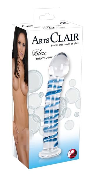 Arts Clair Bleu Dildo szklane zdjęcie 2