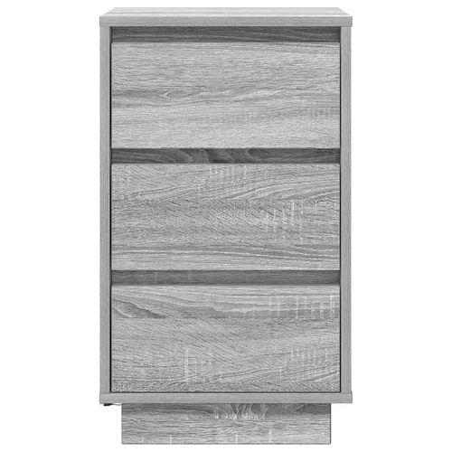 Szafka nocna z oświetleniem LED Szary Sonoma 38x34x65 cm na Arena.pl