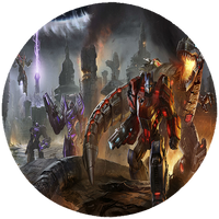 Opłatek na tort Transformers