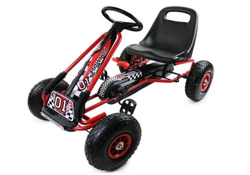 Gokart Czerwony A-15 Pompowane Koła na Arena.pl
