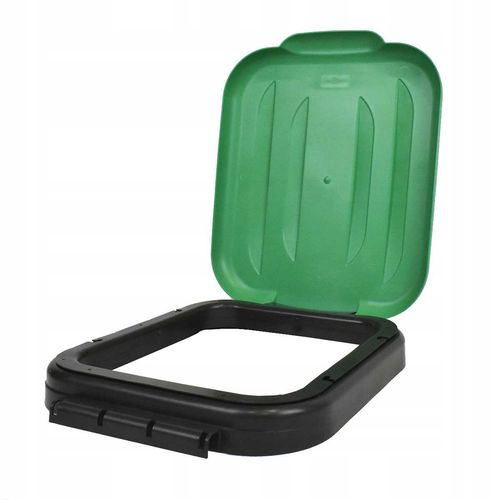 Pokrywa stojaka do segregacji odpadów zielona - CETEL na Arena.pl