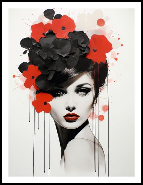 Plakat 60x80cm Kwiatowa Pasja zdjęcie 3