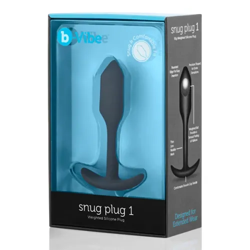 Plug analny - B-Vibe Snug Plug 1 Black na Arena.pl