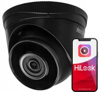 Kamera IP 5Mpx PoE Zewnętrzna HiLook IPCAM-T5 Czarna IR30m
