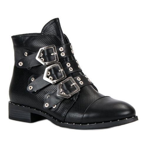 Rockowe czarne workery r.39 na Arena.pl