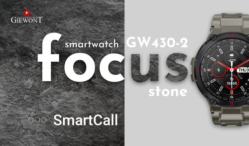 Smartwatch Giewont Focus SmartCall GW430-2 - Stone na Arena.pl