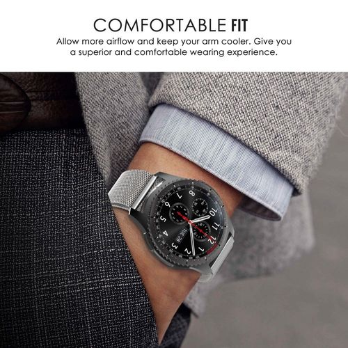 TECH-PROTECT MILANESEBAND SAMSUNG GEAR S3 SILVER na Arena.pl