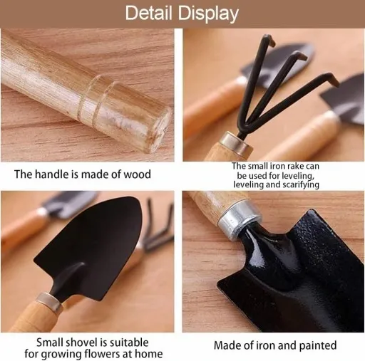 3-CZĘŚCIOWY MINI ZESTAW NARZĘDZI OGRODOWYCH NARZĘDZIA AKCESORIA DO OGRODU zdjęcie 9