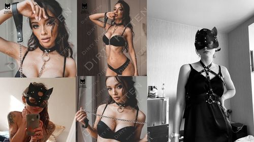 KOMPLET BIELIZNA EROTYCZNA SEXY CZARNA SKÓRZANA S na Arena.pl