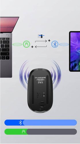 Myszka bezprzewodowa Bluetooth akumulator ios na Arena.pl