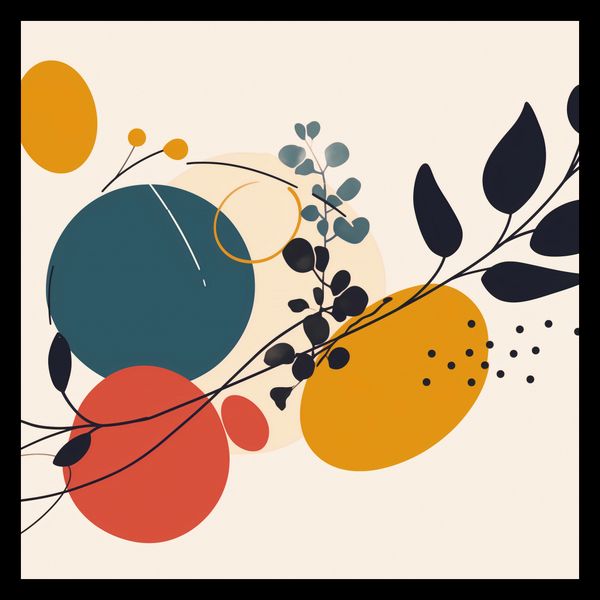 Plakat 40x40cm Kolaż Przyrody zdjęcie 2
