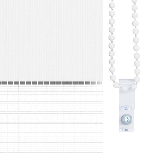 Roleta zebra, biała, szerokość tkaniny 155,9cm, poliester na Arena.pl