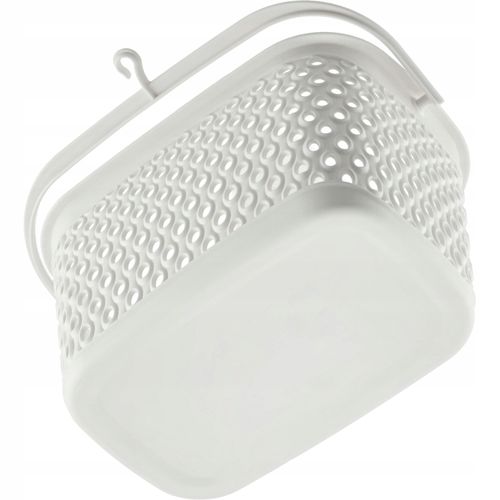 KADAX Koszyk Wiszący Na Klamerki Pojemnik Na Spinacze Biały na Arena.pl